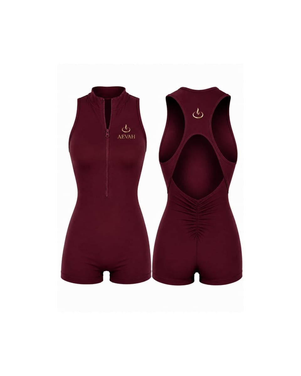 H.E.R. 2.0 in Burgundy, AEVAH activewear